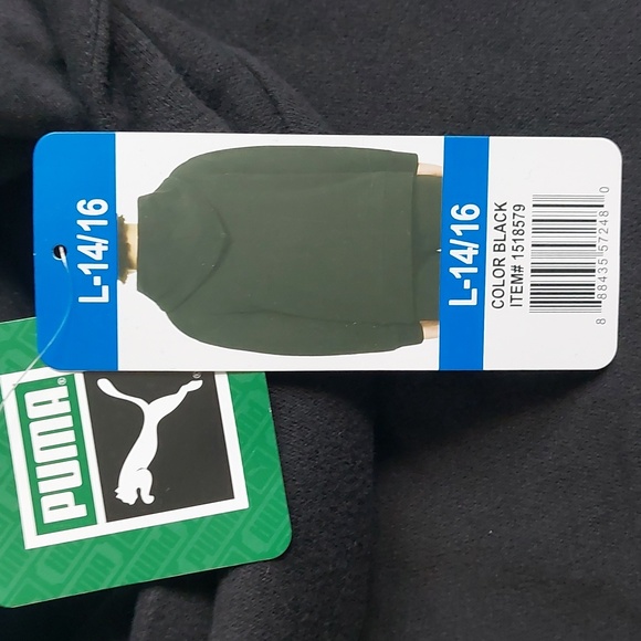 Puma youth boys fleece hoodie Sweatshirt  L 14/16 - Picture 8 of 10